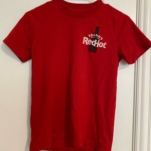 Abercrombie Kids Red Short Sleeve Tee Vibrant Crew Neck